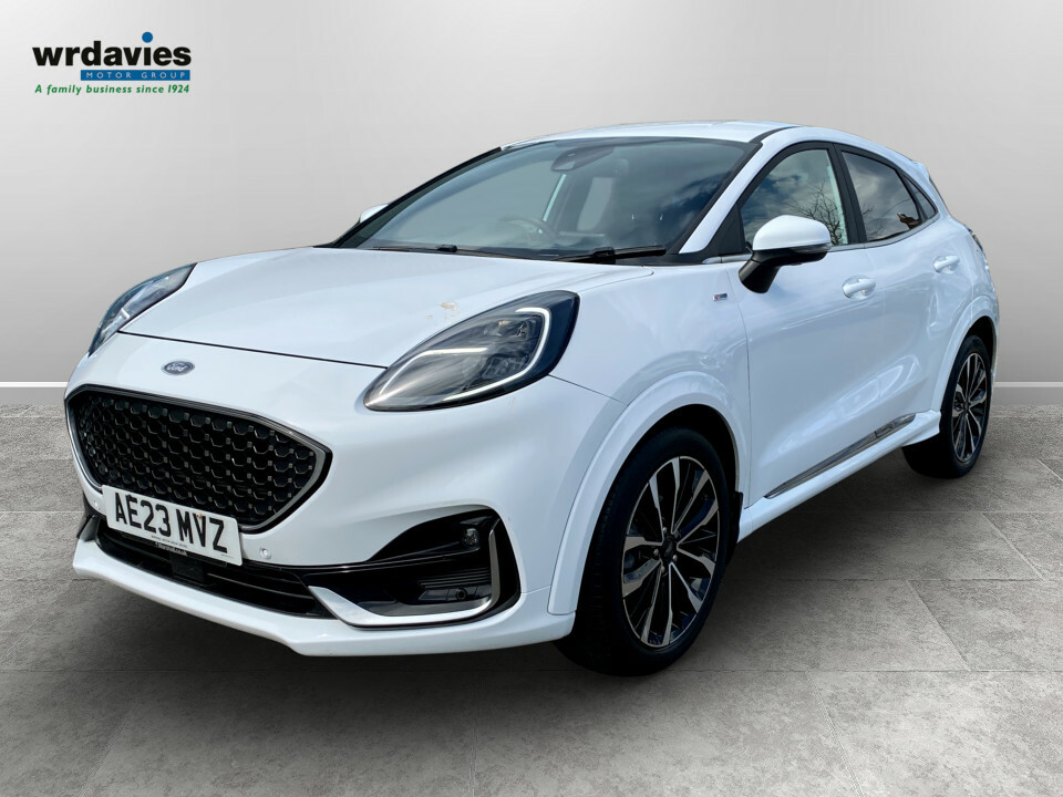 Ford Puma 1.0 Ecoboost Hybr Mhev 155 St-line Vignale Dct AE23MVZ White #3