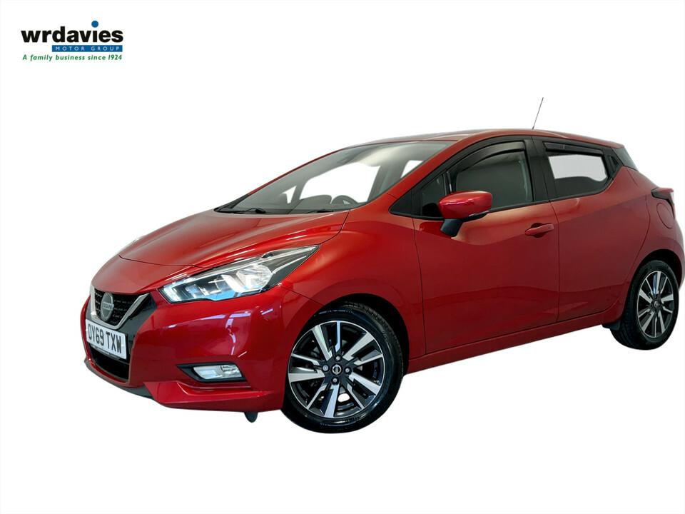 Nissan Micra 1.0 Ig-t 100 Tekna Xtronic OY69TXW Red #3