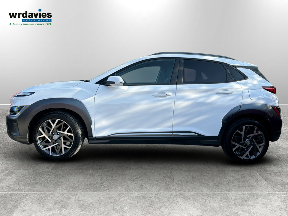 Hyundai Kona 1.6 Gdi Hybrid Premium Dct White #4