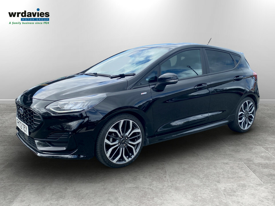 Ford Fiesta 1.0 Ecoboost Hybrid Mhev 125 St-line X FV72TCY Black #4