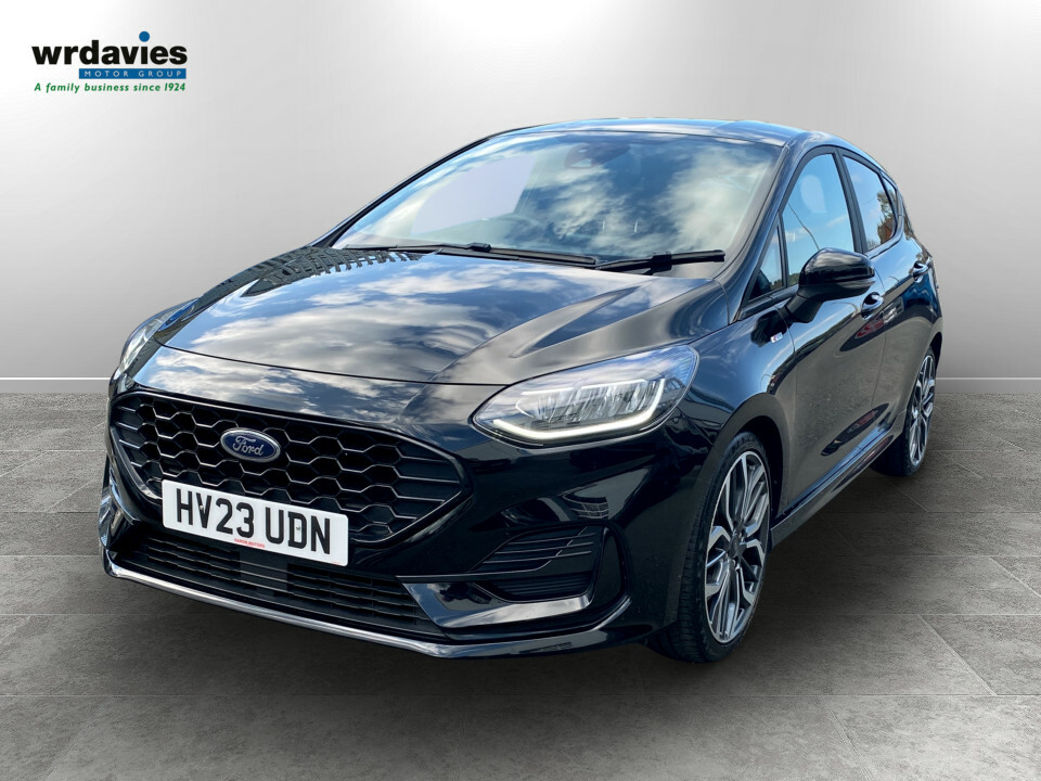 Ford Fiesta 1.0 Ecoboost Hybrid Mhev 125 St-line X HV23UDN Black #3