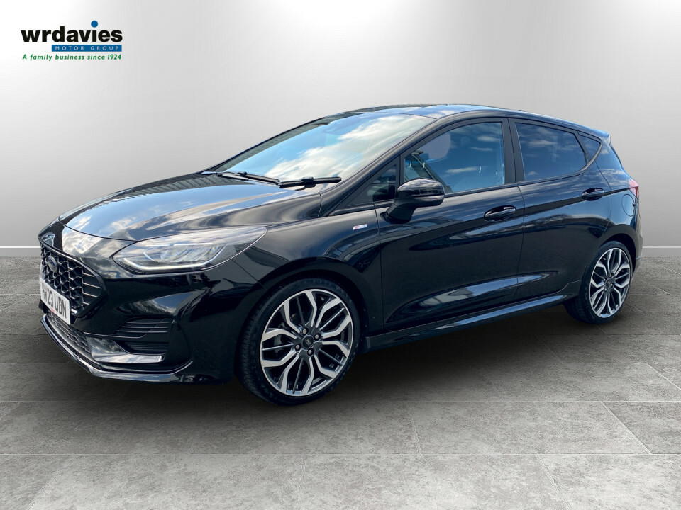 Ford Fiesta 1.0 Ecoboost Hybrid Mhev 125 St-line X HV23UDN Black #4