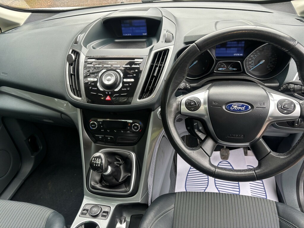 Ford C-Max 1.6 Tdci Titanium X EK64VXU White #5