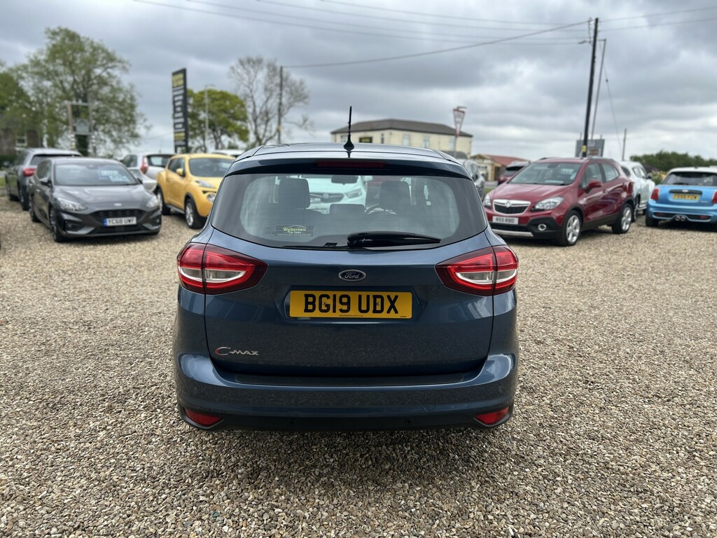 Ford C-Max Mpv 1.0 T Ecoboost Gpf Zetec 2019 BG19UDX Blue #6