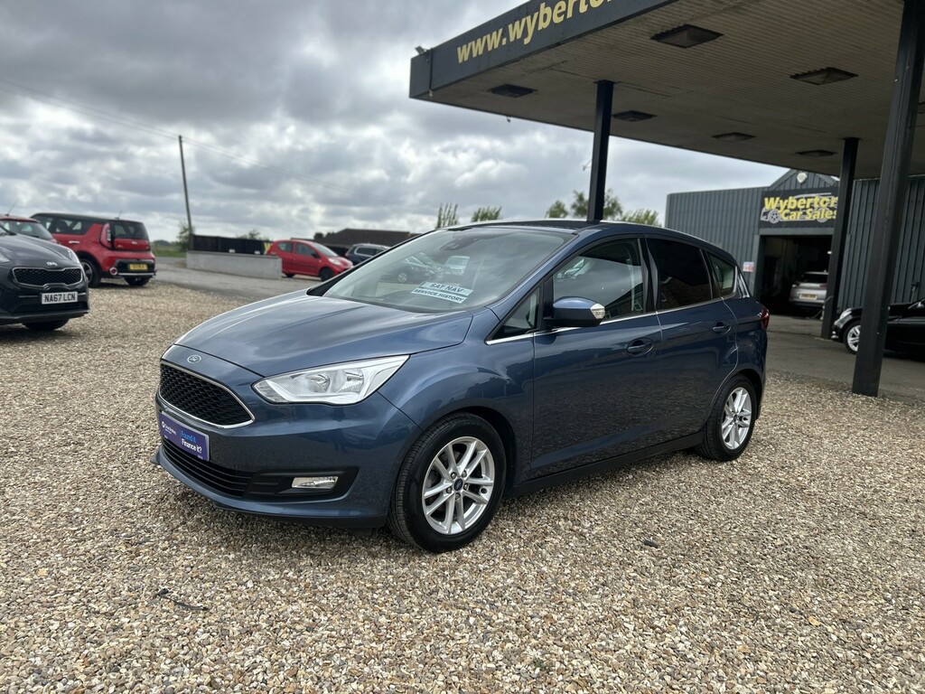 Ford C-Max Mpv 1.0 T Ecoboost Gpf Zetec 2019 BG19UDX Blue #3