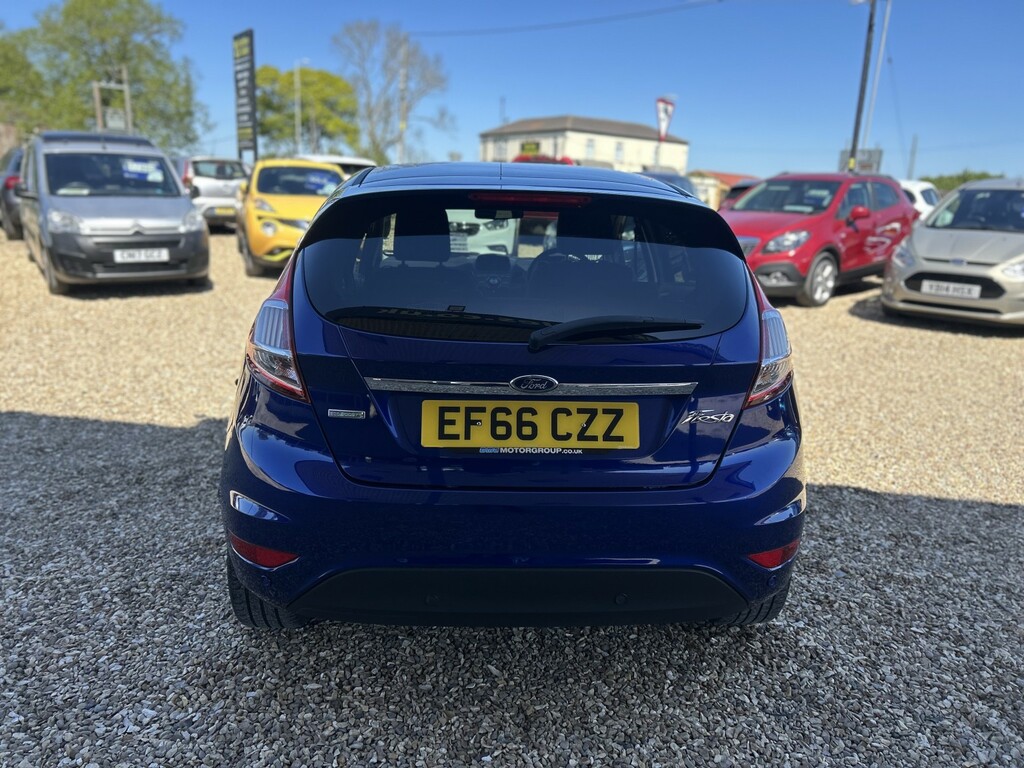 Ford Fiesta Hatchback 1.0 T Ecoboost Titanium 2016 EF66CZZ Blue #6