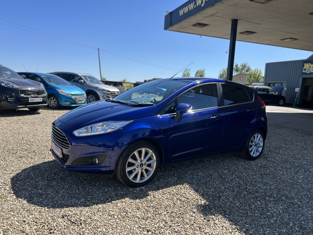 Ford Fiesta Hatchback 1.0 T Ecoboost Titanium 2016 EF66CZZ Blue #3