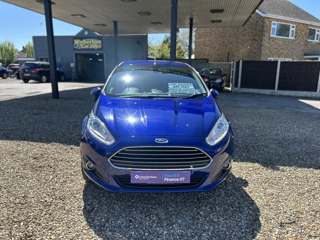 Ford Fiesta Hatchback 1.0 T Ecoboost Titanium 2016 EF66CZZ Blue #2