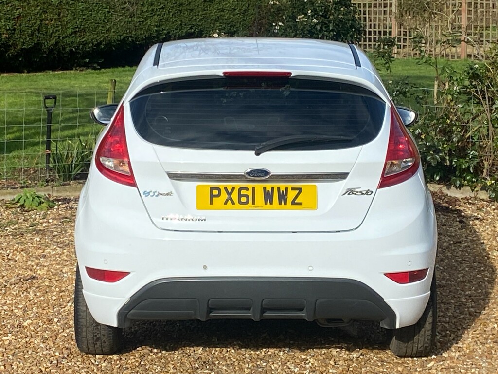 Ford Fiesta 1.6 Tdci Econetic Dpf Titanium Hatchback Diese PX61WWZ White #6
