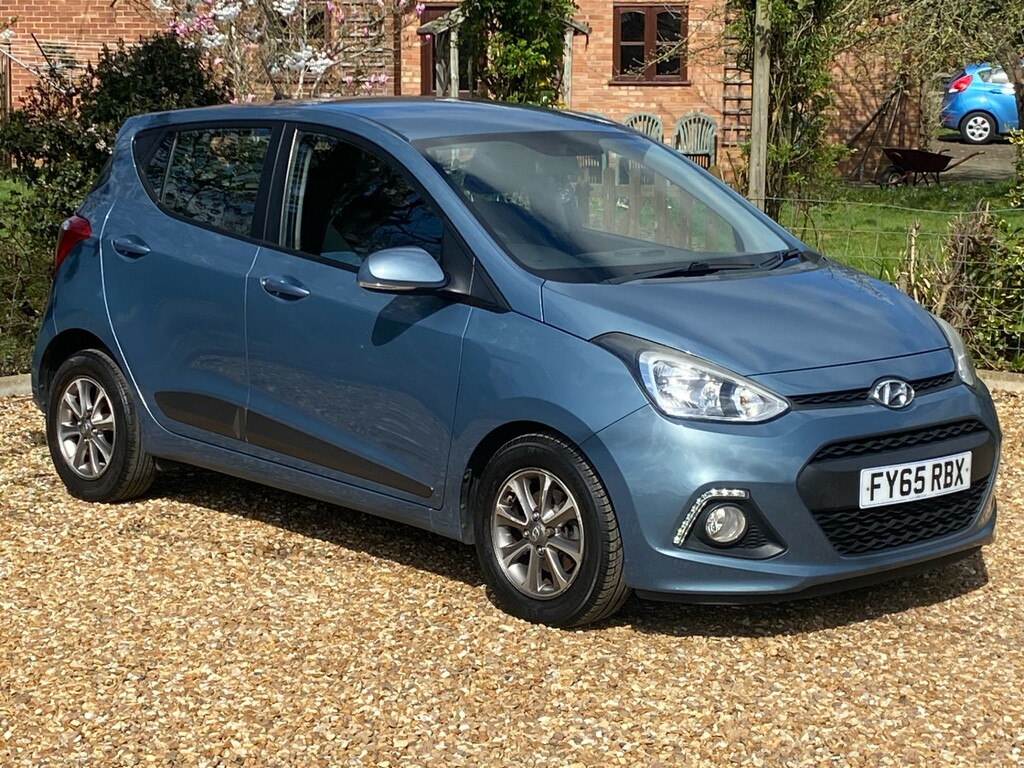 Hyundai I10 1.2 Premium Hatchback Euro 5 87 FY65RBX Blue #3