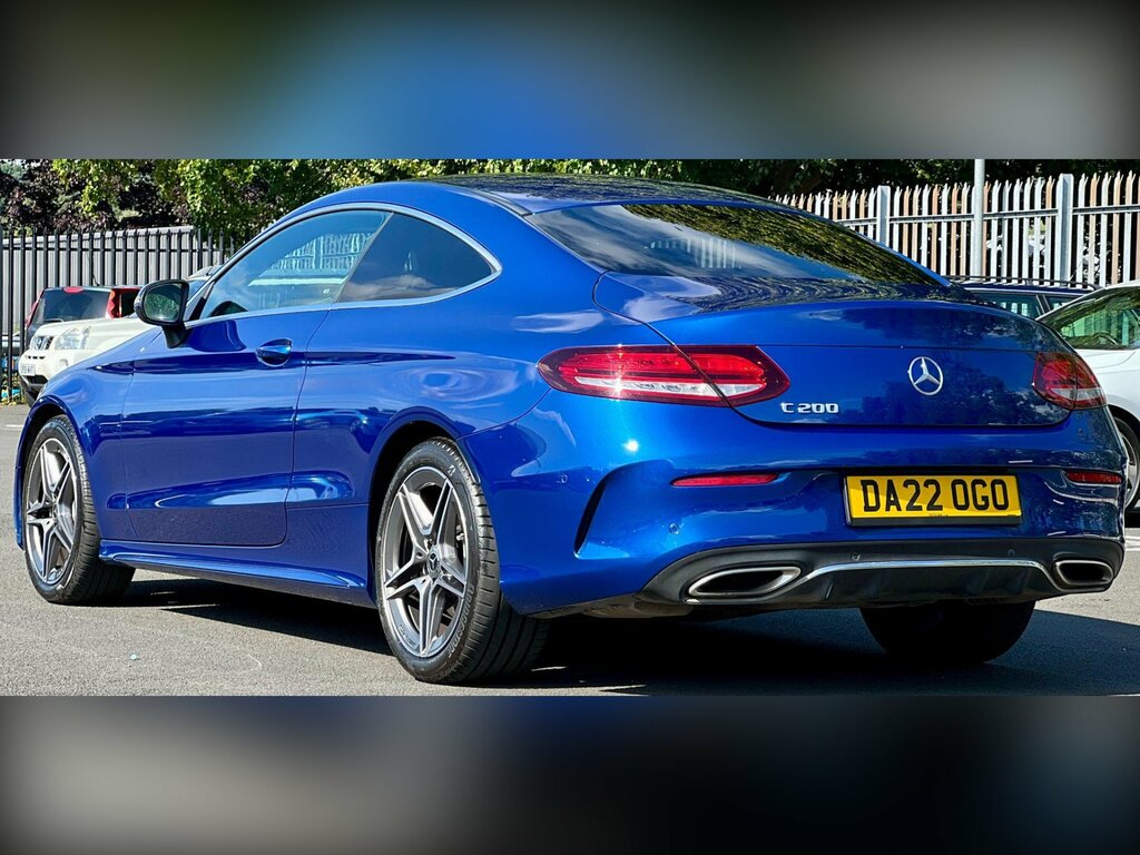 Mercedes-Benz C Class 1.5 C200h Mhev Amg Line Edition G-tronic Euro 6 DA22OGO Blue #4