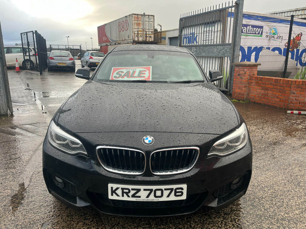 BMW 2 Series 220D M Sport KRZ7076 Black #2