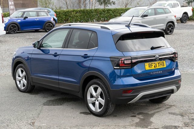 Volkswagen T-Cross 1.0 Tsi Sel Suv Dsg Euro 6 Ss 110 P RF21XHB Blue #6