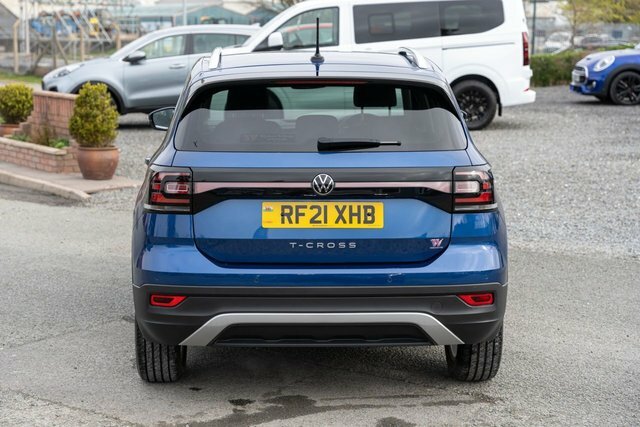 Volkswagen T-Cross 1.0 Tsi Sel Suv Dsg Euro 6 Ss 110 P RF21XHB Blue #5