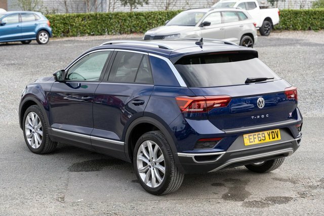 Volkswagen T-Roc 1.5 Tsi Gpf Evo Sel Suv Euro 6 EF69YDV Blue #6