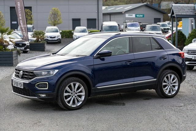 Volkswagen T-Roc 1.5 Tsi Gpf Evo Sel Suv Euro 6 EF69YDV Blue #3