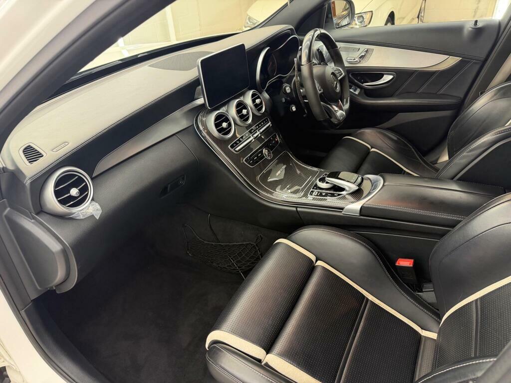 Mercedes-Benz C Class 4.0 C63 V8 Biturbo Amg S Premium Spds Mct Euro 6 EK16ULJ White #5