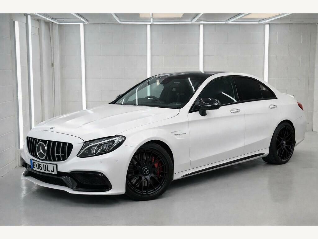 Mercedes-Benz C Class 4.0 C63 V8 Biturbo Amg S Premium Spds Mct Euro 6 White