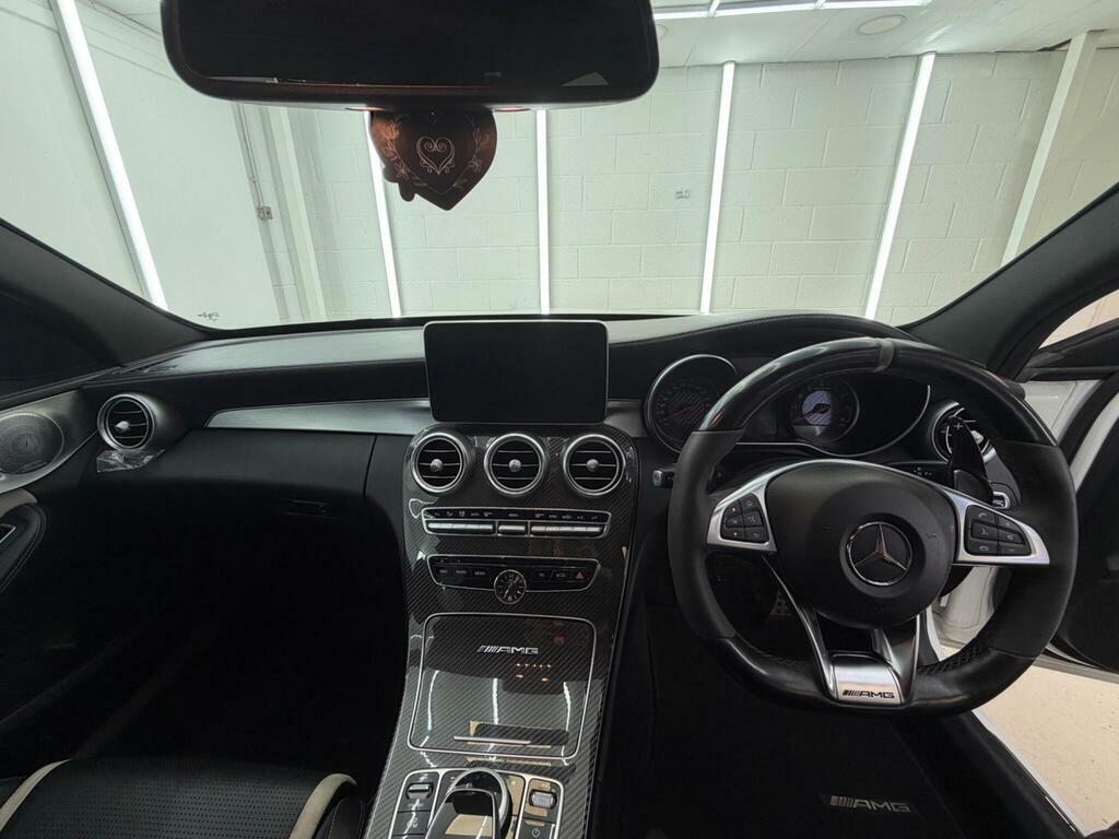 Mercedes-Benz C Class 4.0 C63 V8 Biturbo Amg S Premium Spds Mct Euro 6 EK16ULJ White #6