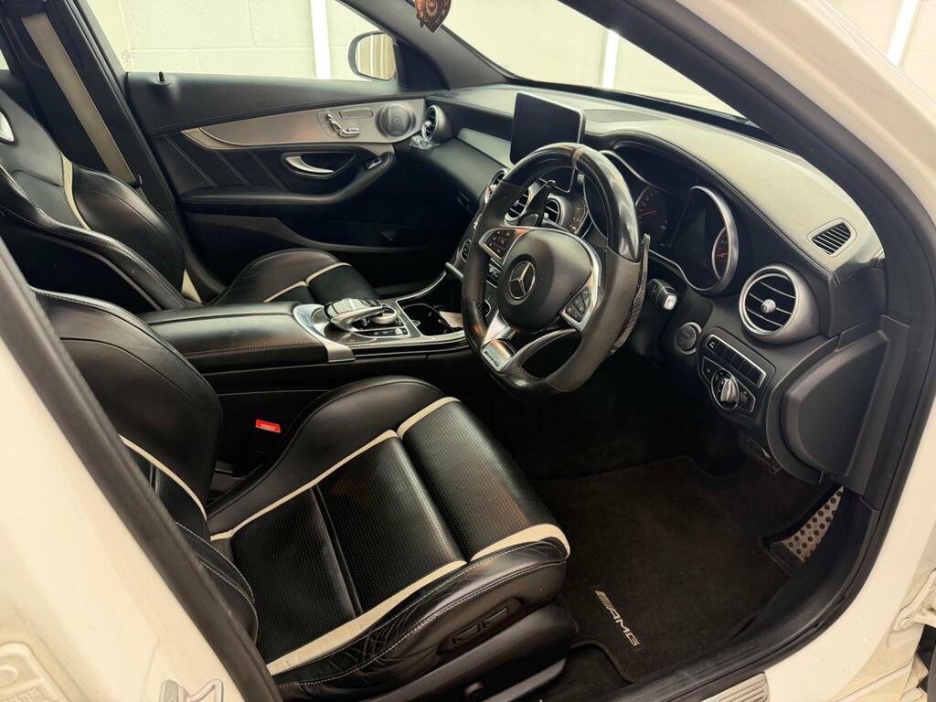 Mercedes-Benz C Class 4.0 C63 V8 Biturbo Amg S Premium Spds Mct Euro 6 EK16ULJ White #4