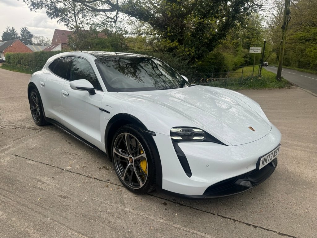 Porsche Taycan Estate White