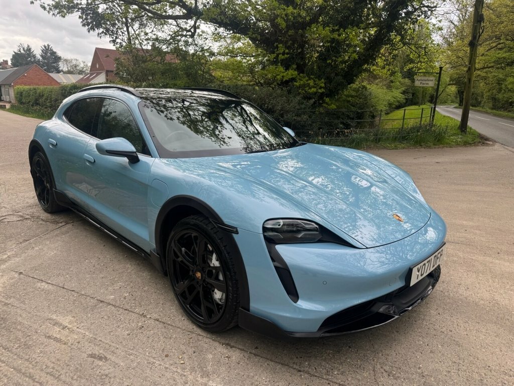Porsche Taycan Estate Blue