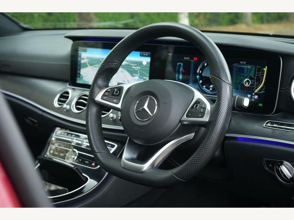 Mercedes-Benz E Class 3.0 E350d V6 Amg Line Premium Plus G-tronic Eur WU17HME Red #2