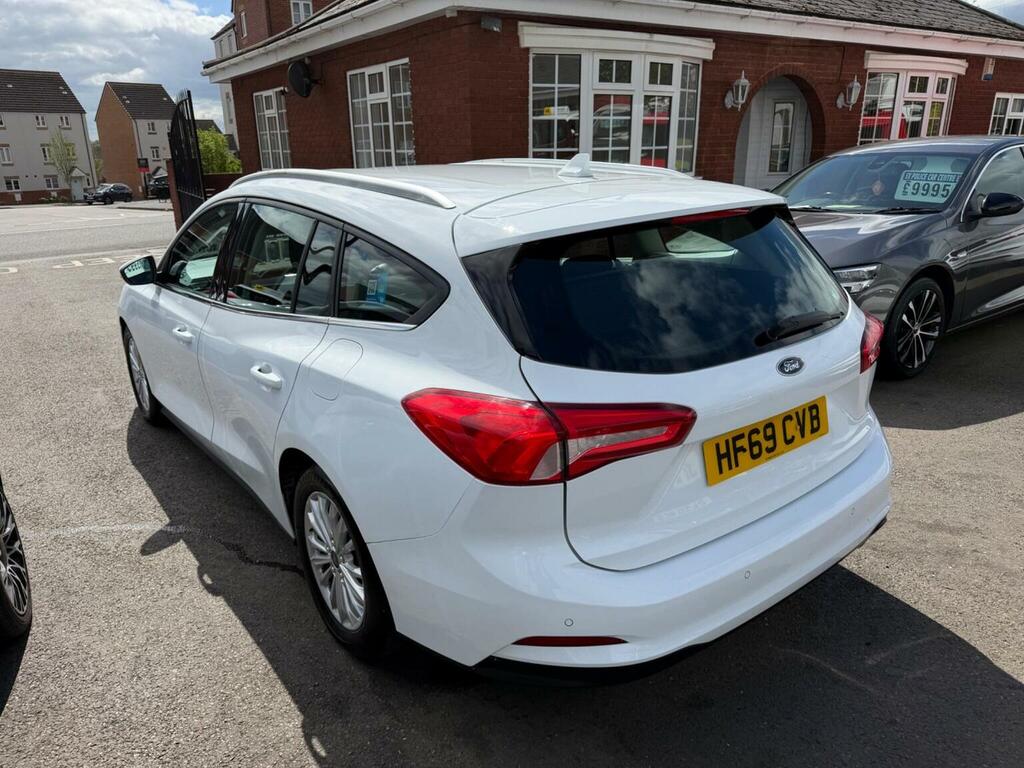 Ford Focus 1.5T Ecoboost Titanium Euro 6 Ss HF69CVB White #2