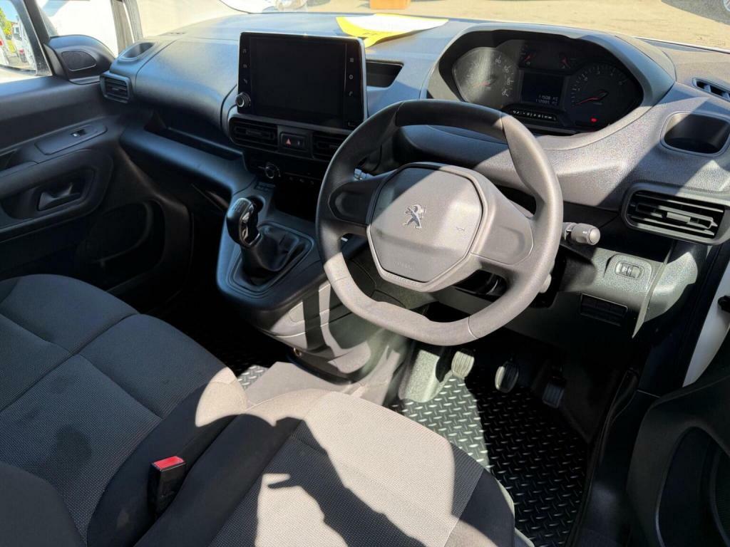 Peugeot Partner 1.5 Bluehdi 1000 Professional Standard Panel Van S MT21OGB White #6