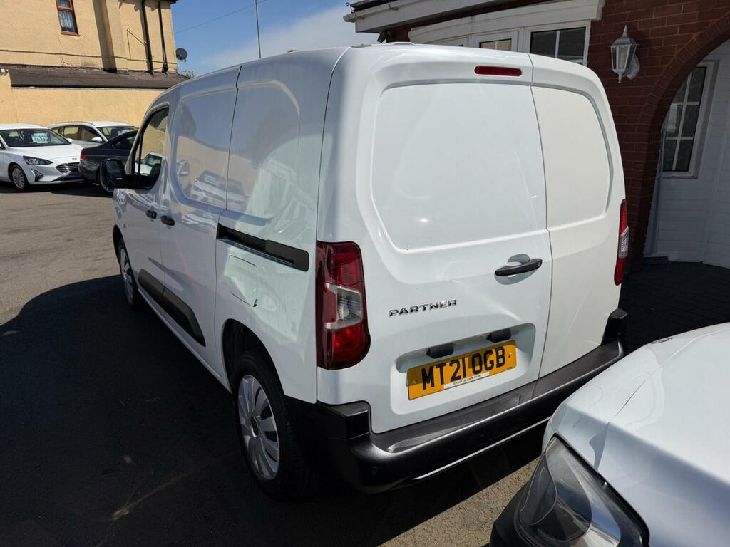 Peugeot Partner 1.5 Bluehdi 1000 Professional Standard Panel Van S MT21OGB White #2