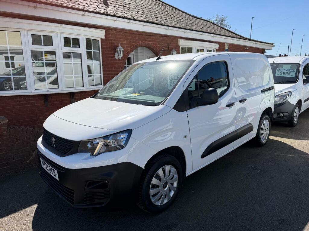 Peugeot Partner 1.5 Bluehdi 1000 Professional Standard Panel Van S White