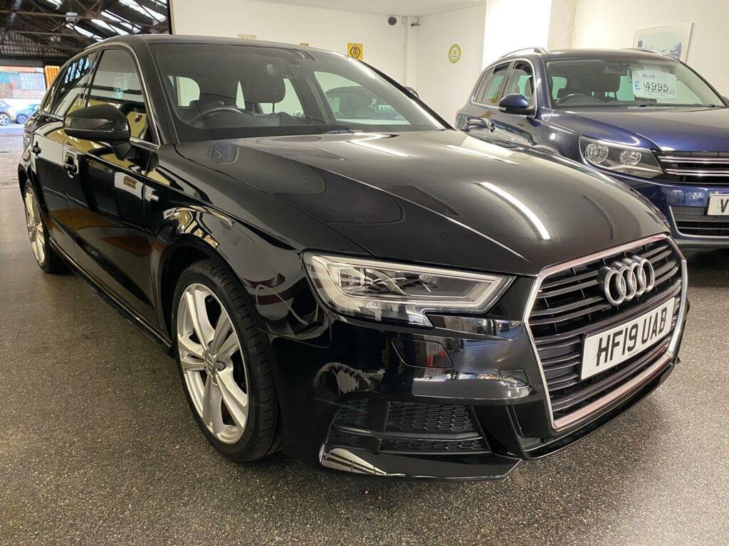 Audi A3 1.5 Tfsi Cod 35 S Line Sportback HF19UAB Black #4