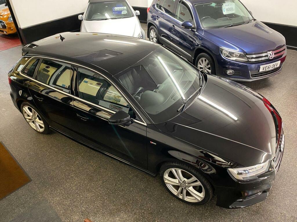 Audi A3 1.5 Tfsi Cod 35 S Line Sportback HF19UAB Black #3