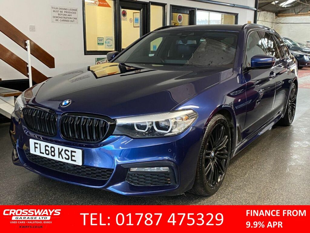 BMW 5 Series 2.0 520D M Sport Touring Euro 6 S Blue