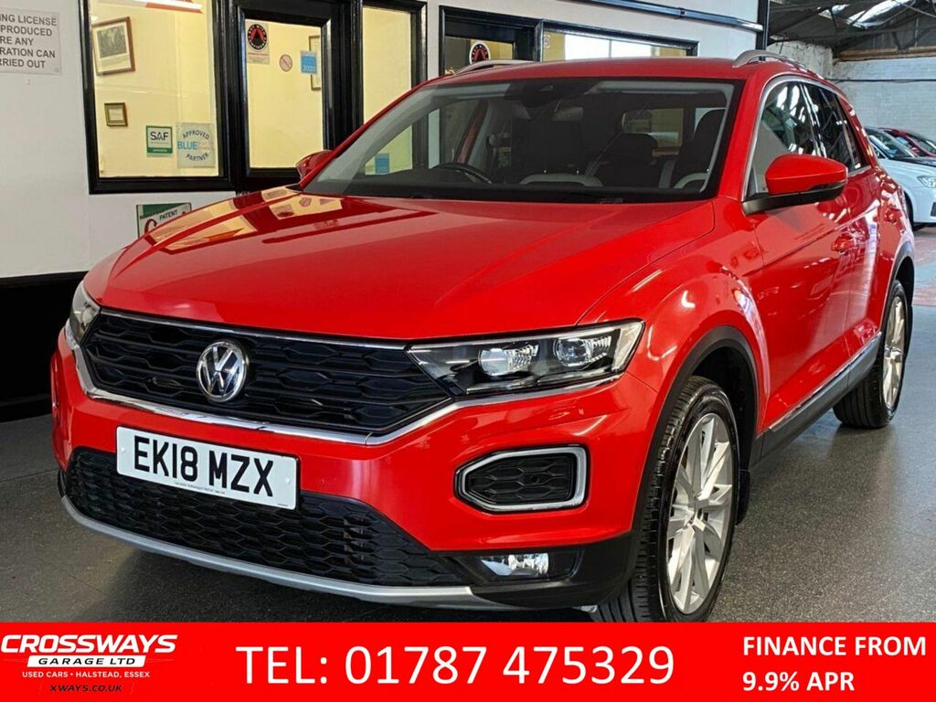 Volkswagen T-Roc 2.0 Tdi Sel Suv 4Motion Euro 6 Red