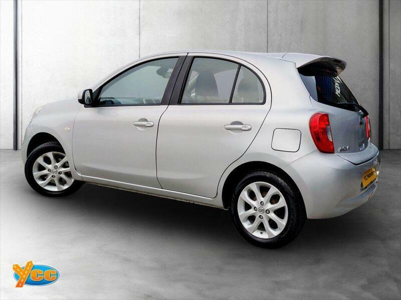 Nissan Micra 1.2 Acenta Hatchback Euro 6 80 PK65JGU Silver #5