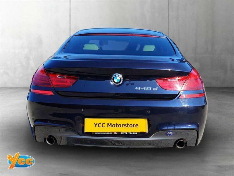 BMW 6 Series Gran Coupe 3.0 640D M Sport Saloon Euro 5 S Black #6