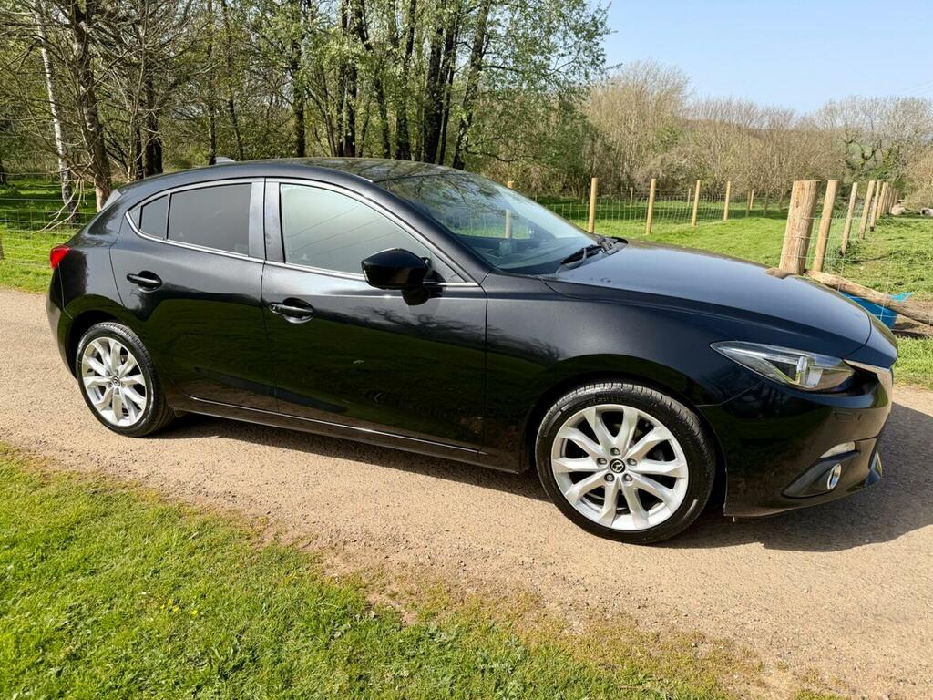 Mazda 3 2.0 Skyactiv-g Sport Nav Euro 6 Ss 2015 WF65KNC Black #3