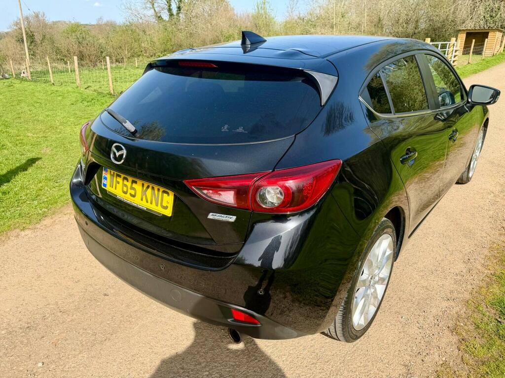 Mazda 3 2.0 Skyactiv-g Sport Nav Euro 6 Ss 2015 WF65KNC Black #6