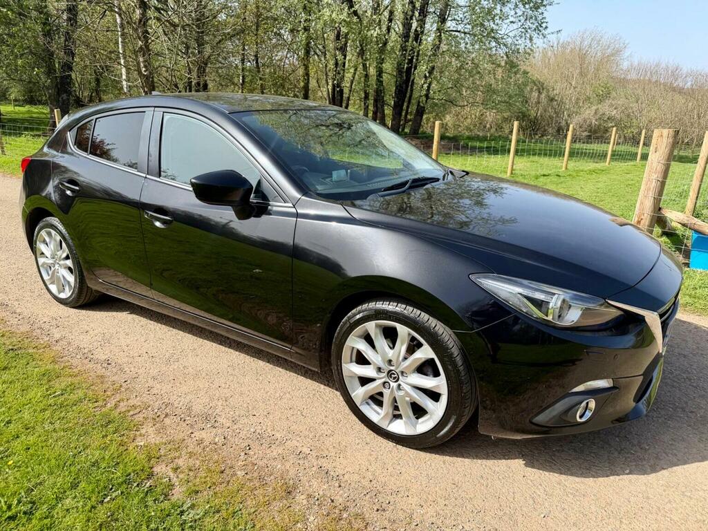Mazda 3 2.0 Skyactiv-g Sport Nav Euro 6 Ss 2015 WF65KNC Black #2