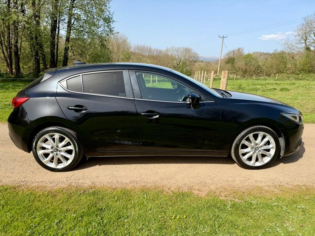 Mazda 3 2.0 Skyactiv-g Sport Nav Euro 6 Ss 2015 WF65KNC Black #4