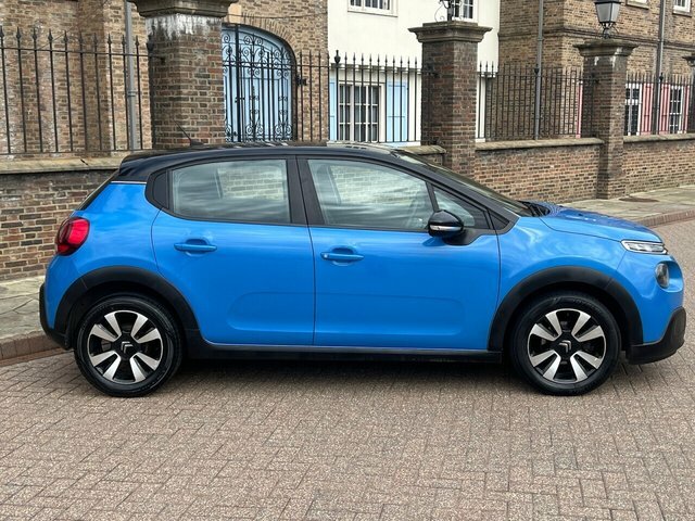 Citroen C3 2019 1.2 Puretech Feel Hatchback KJ68OMT Blue #5