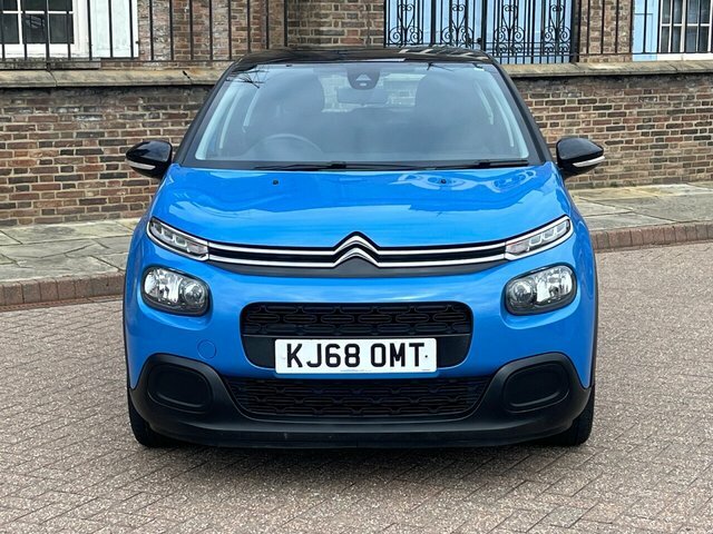 Citroen C3 2019 1.2 Puretech Feel Hatchback KJ68OMT Blue #3