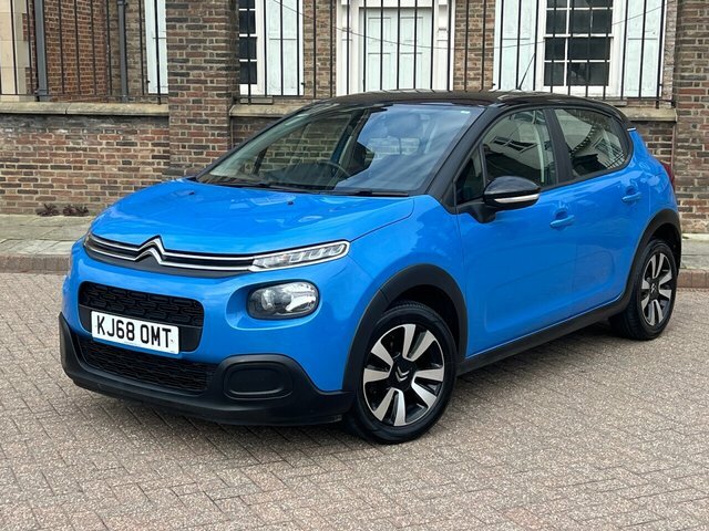 Citroen C3 2019 1.2 Puretech Feel Hatchback KJ68OMT Blue #2
