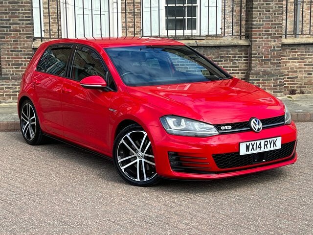 Volkswagen Golf 2014 2.0 Tdi Bluemotion Tech Gtd Hatchback Die Red