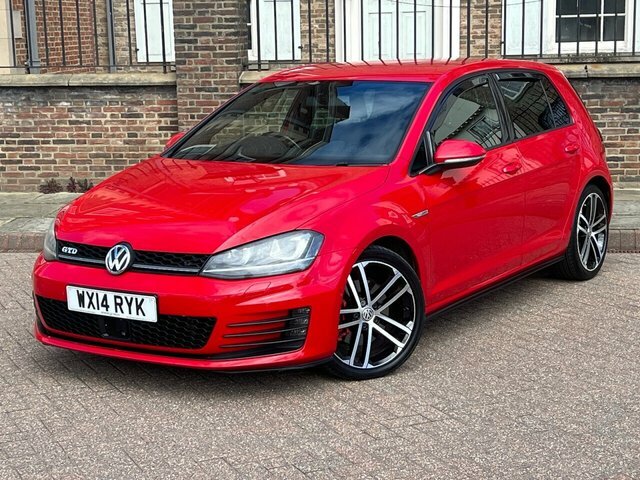 Volkswagen Golf 2014 2.0 Tdi Bluemotion Tech Gtd Hatchback Die WX14RYK Red #3