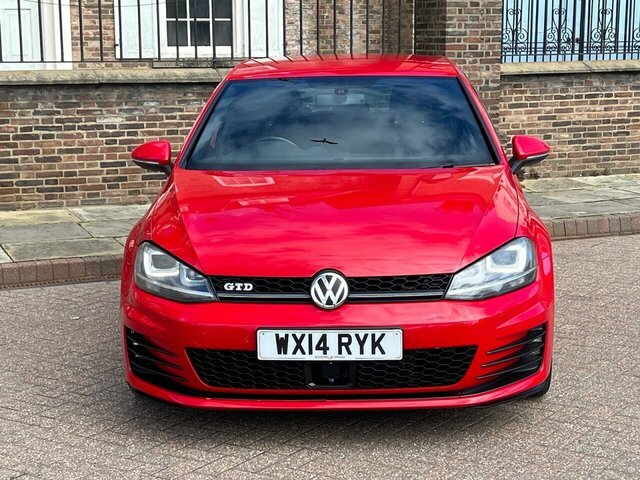 Volkswagen Golf 2014 2.0 Tdi Bluemotion Tech Gtd Hatchback Die WX14RYK Red #2