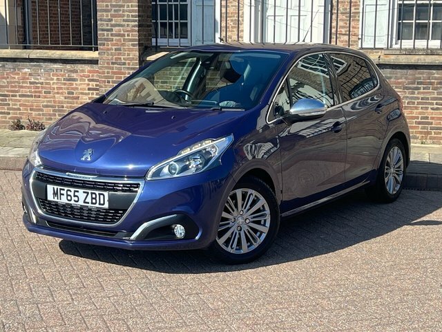 Peugeot 208 2015 1.6 Bluehdi Allure Hatchback Manua MF65ZBD Blue #3