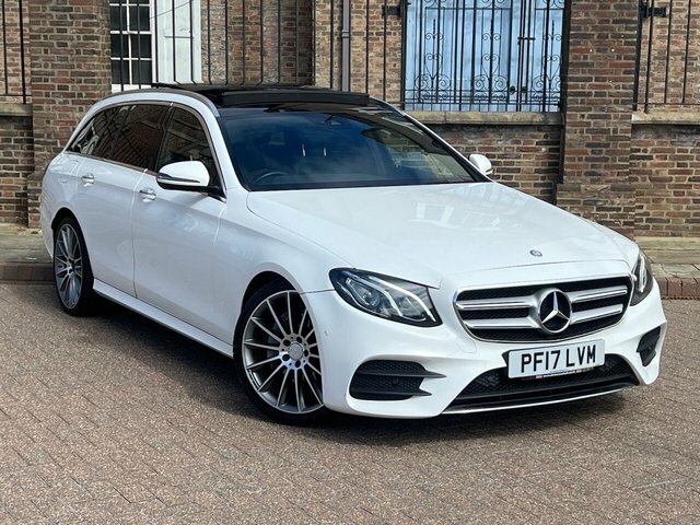Mercedes-Benz E Class 2017 2.0 E220d Amg Line Premium Estate Diese White