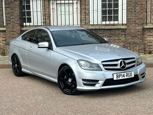 Mercedes-Benz C Class 2014 2.1 C220 Cdi Amg Sport Edition Coupe Dies Silver